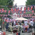 A street party for the Royal wedding last year