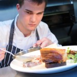 Matthew-Dawkins, chef at the Star Inn Llansoy