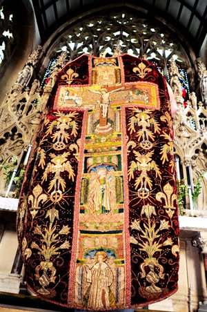 Medieval vestments: Our Lady and St. Michaels Church