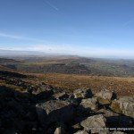 View of the Usk valley from the summit (point 4)