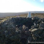 The ancient cairn and trig point (Point 4)