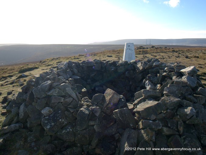 The ancient cairn and trig point (Point 4)