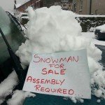 Self Assemble Snowman from Emma Williams of Cuddle & Cwtch